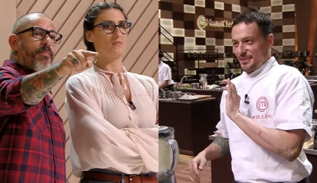 Henrique Fogaca, Paola Carosella e Willan de MasterChef Profissionais