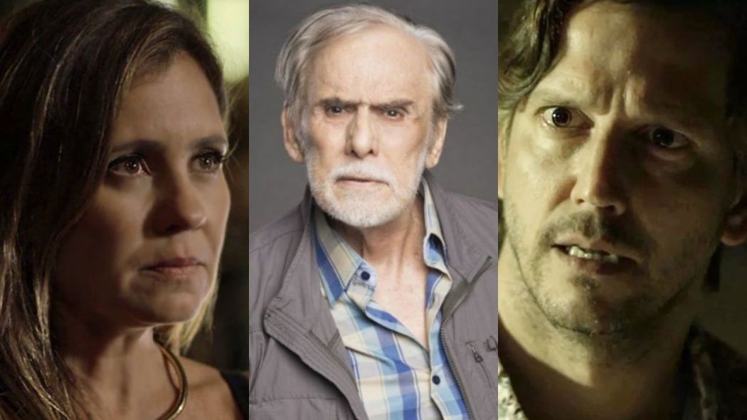 Laureta (Adriana Esteves), Nestor (Francisco Cuoco) e Remy (Vladimir Brichta) de Segundo Sol