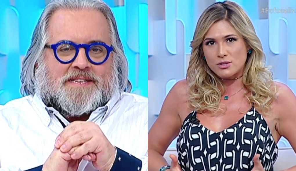Leao Lobo e Livia Andrade no Fofocalizando
