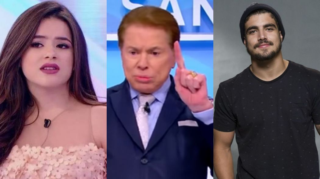 Maisa, Silvio Santos e Caio Castro