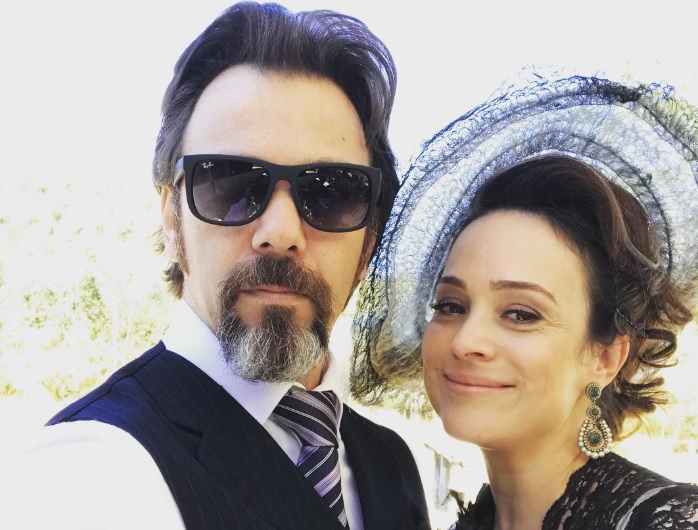 Marcelo Faria e Gabriela Duarte nos bastidores de Orgulho e Paixao