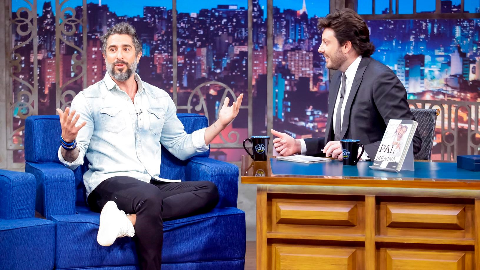 Marcos Mion no The Noite