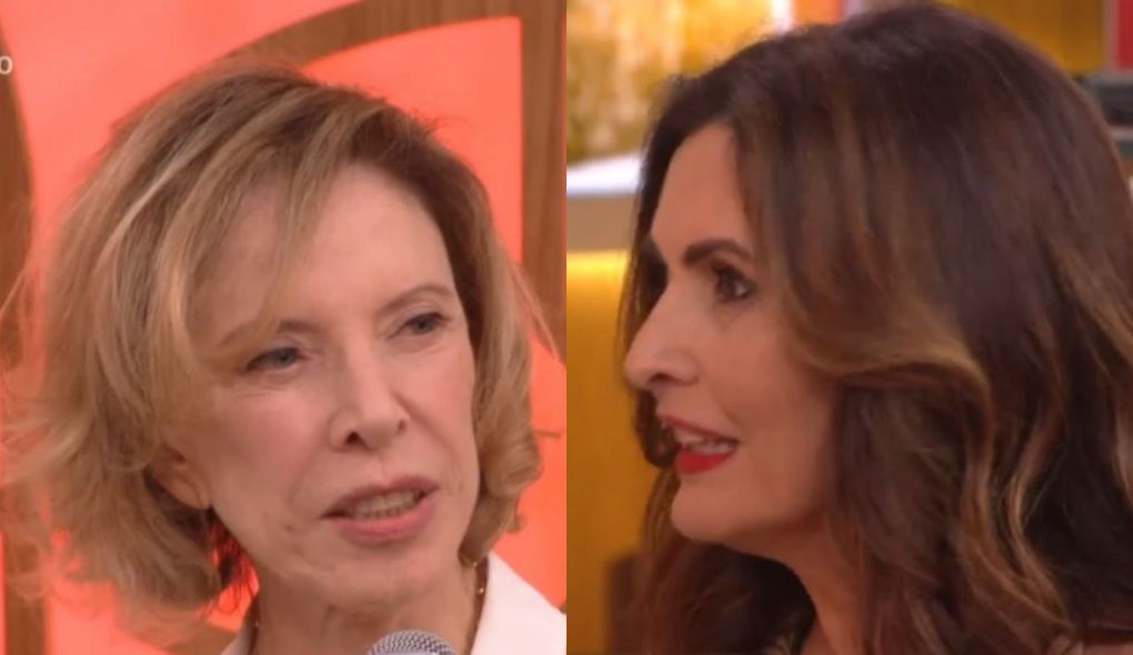 Marilia Gabriela e Fatima Bernardes no Encontro