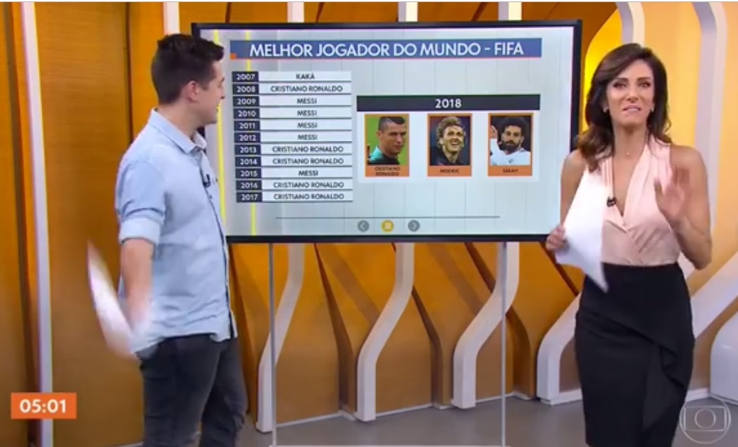 Monalisa Perrone e Cassio Barno no Hora 1