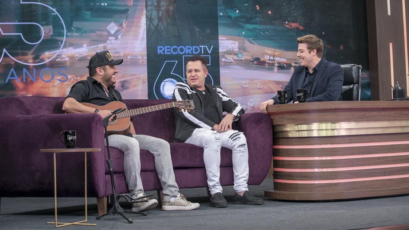 Bruno e Marrone no Programa do Porchat
