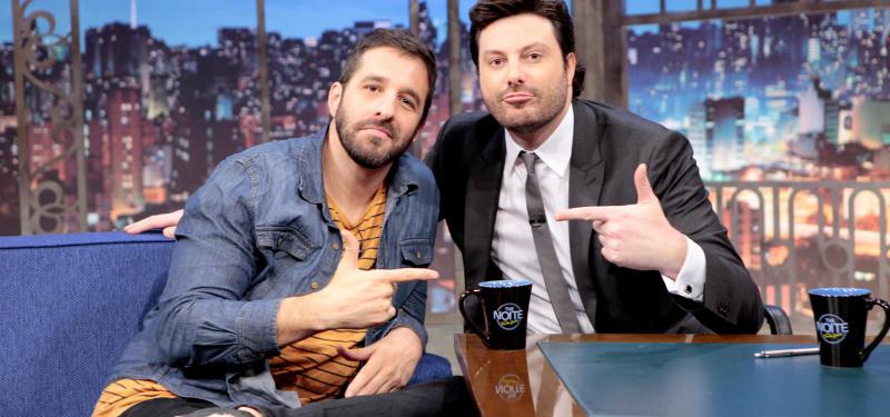 Rafinha Bastos no The Noite com Danilo Gentili (Divulgação: SBT)
