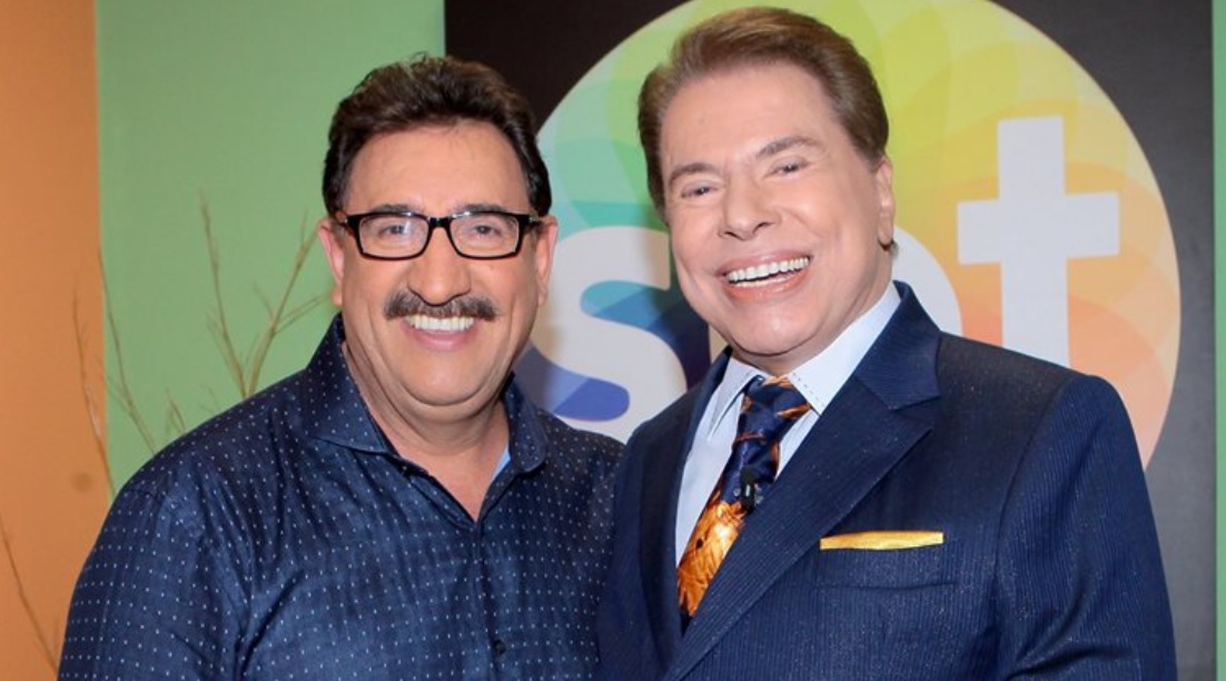 Ratinho e Silvio Santos