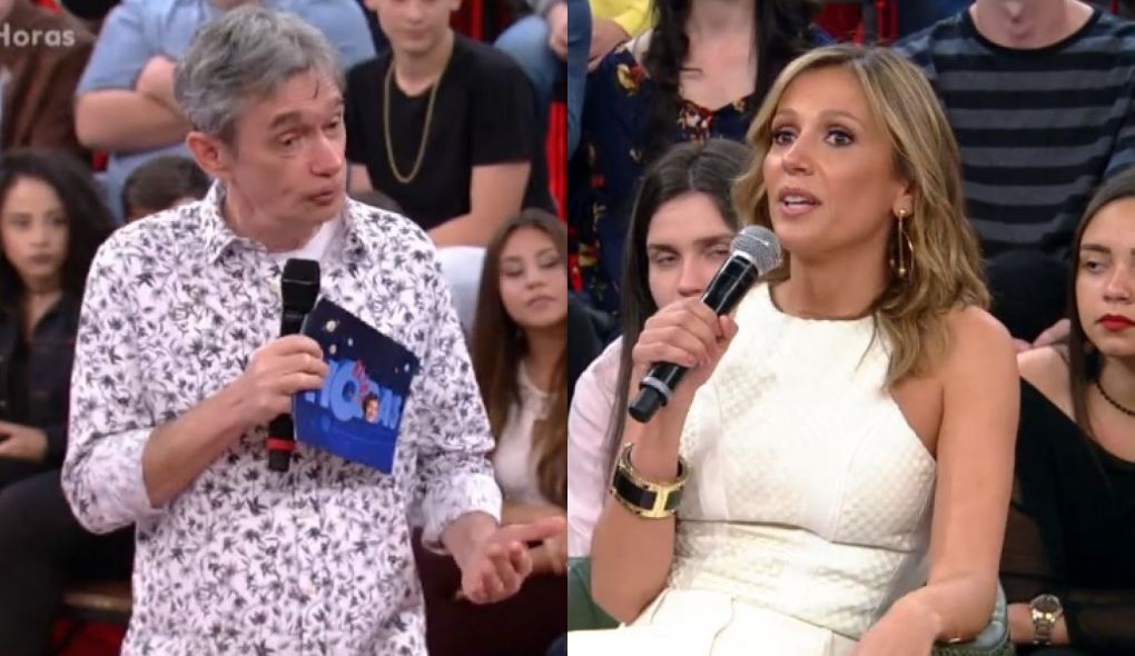 Serginho Groisman e Luisa Mell no Altas Horas