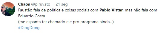 Reprodução: Twitter