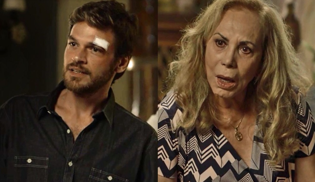 Beto (Emilio Dantas) e Nana (Arlete Salles) de Segundo Sol