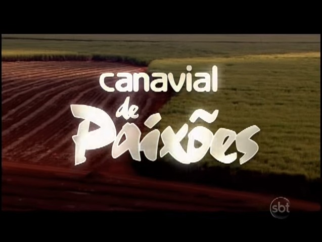 Logotipo da novela Canavial de Paixões (Reprodução/SBT)
