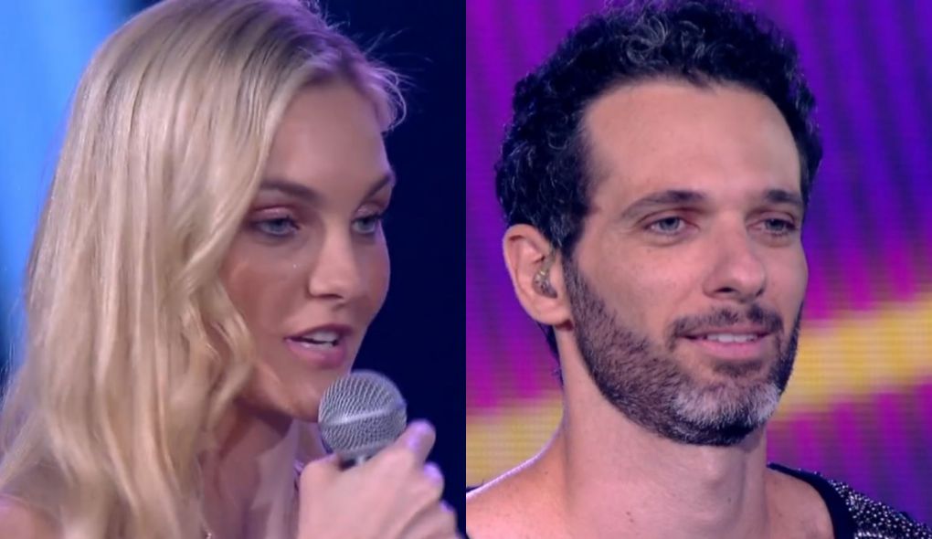 Carol Trentini e Mouhamed Harfouch no PopStar