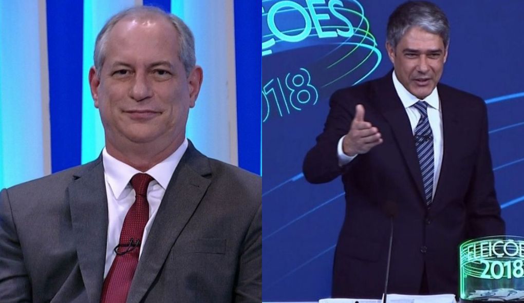 Ciro Gomes e William Bonner