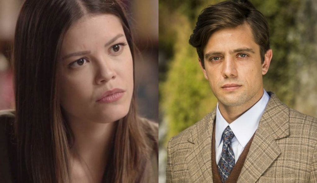 Cris (Vitoria Strada) e Danilo (Rafael Cardoso) de Espelho da Vida