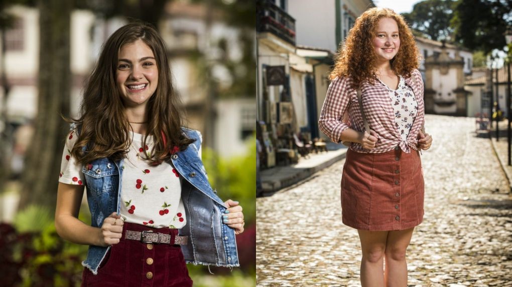 Debora Ozório e Catarina de Carvalho em Espelho da Vida