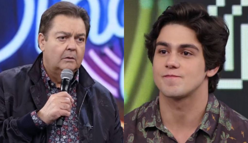Faustao e Daniel Rangel no Domingao