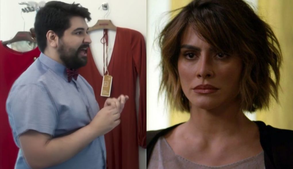 Igor (Leo Bahia) e Betina (Cleo) de O Tempo Nao Para