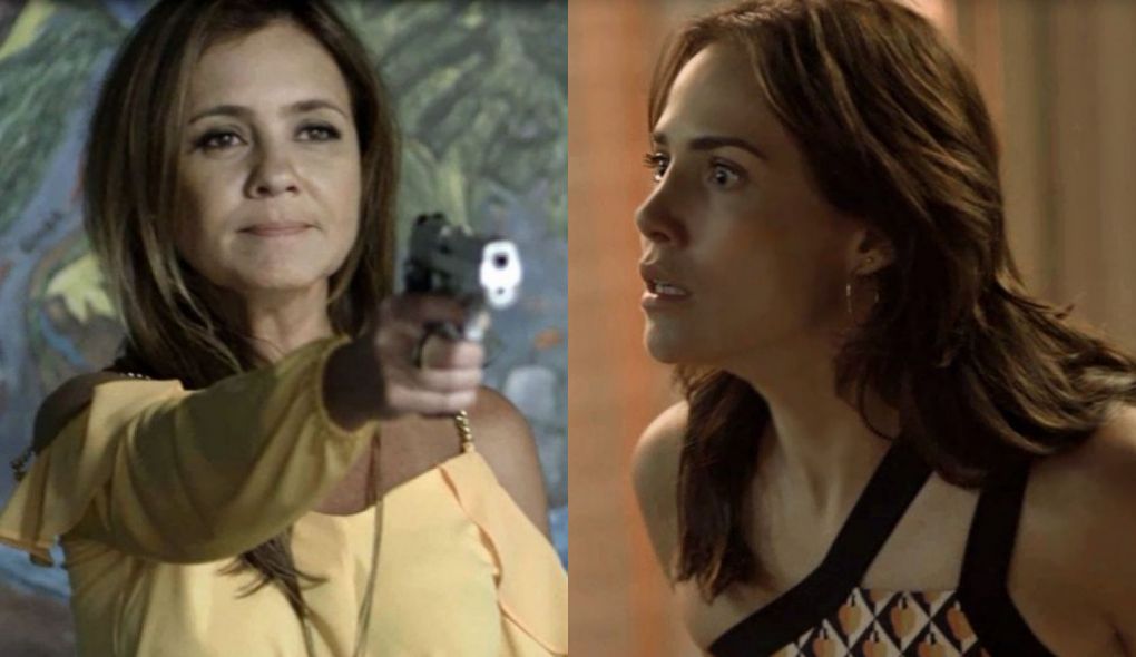 Laureta (Adriana Esteves) e Rosa (Leticia Colin) de Segundo Sol