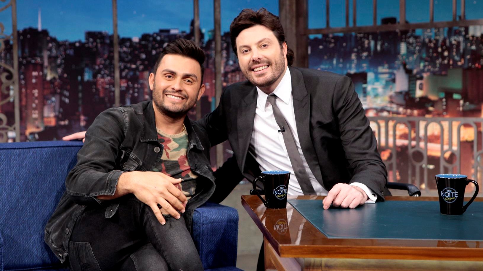 Mano Walter e Danilo Gentili no The Noite