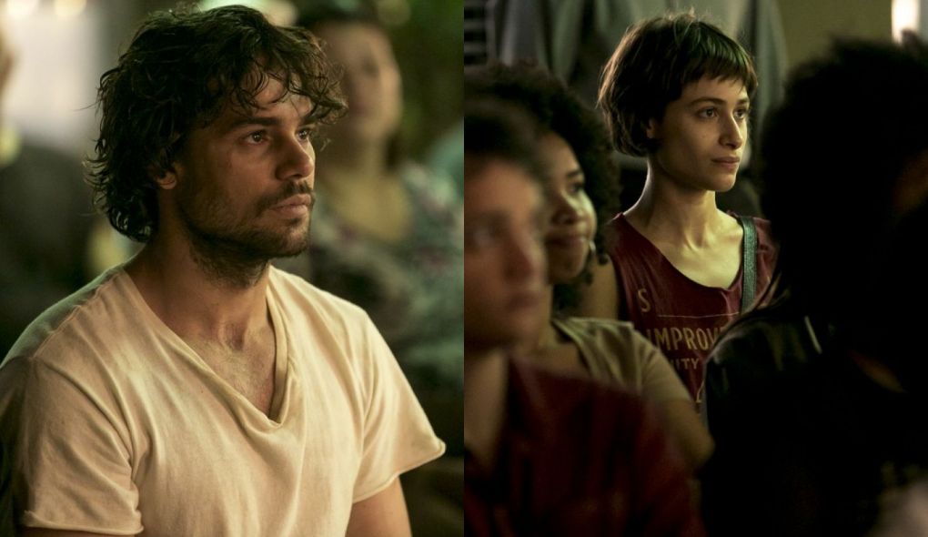 Narciso (Osmar Silveira) e Manu (Luisa Arraes) de Segundo Sol