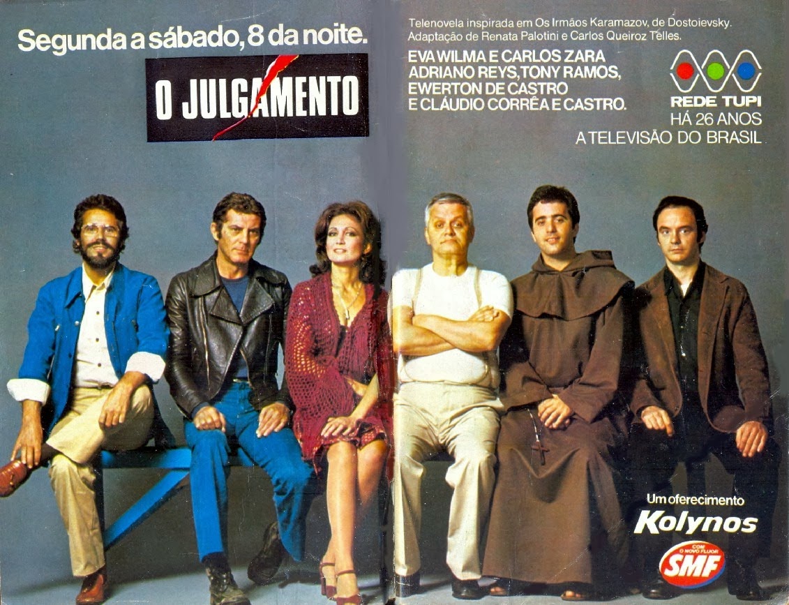 Elenco principal de O Julgamento (Reprodução)