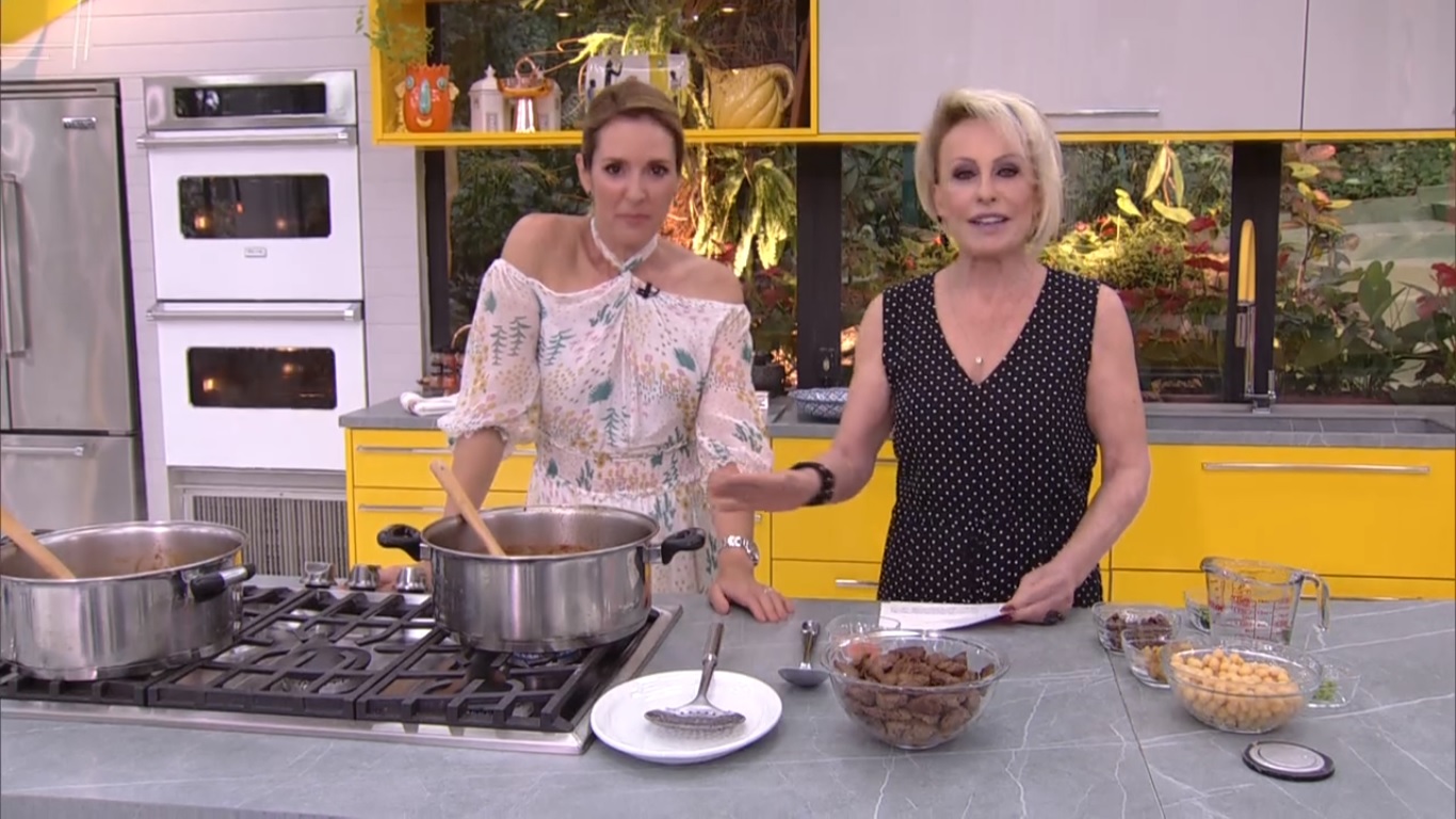 Renata Capucci e Ana Maria Braga no Mais Voce