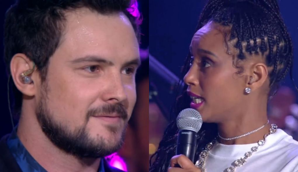 Sergio Guize e Tais Araujo no PopStar