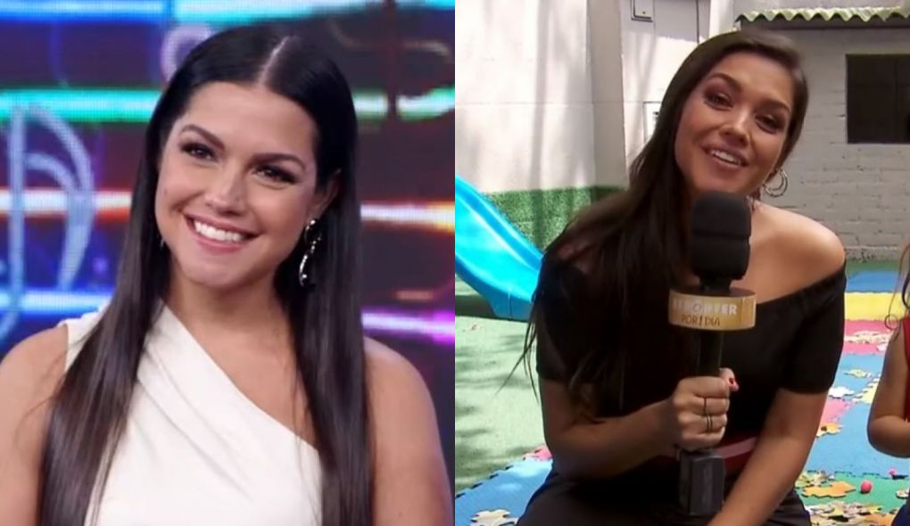 Thais Fersoza no Domingao e no Fantastico