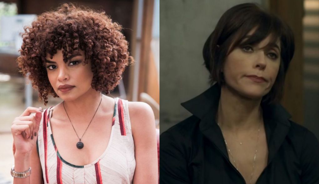 Vanda (Lucy Ramos) e Carmen (Christiane Torloni) de O Tempo Nao Para