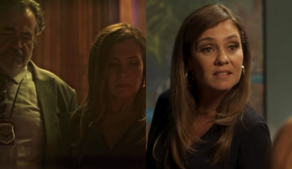 Viana (Carlos Betao) e Laureta (Adriana Esteves) de Segundo Sol