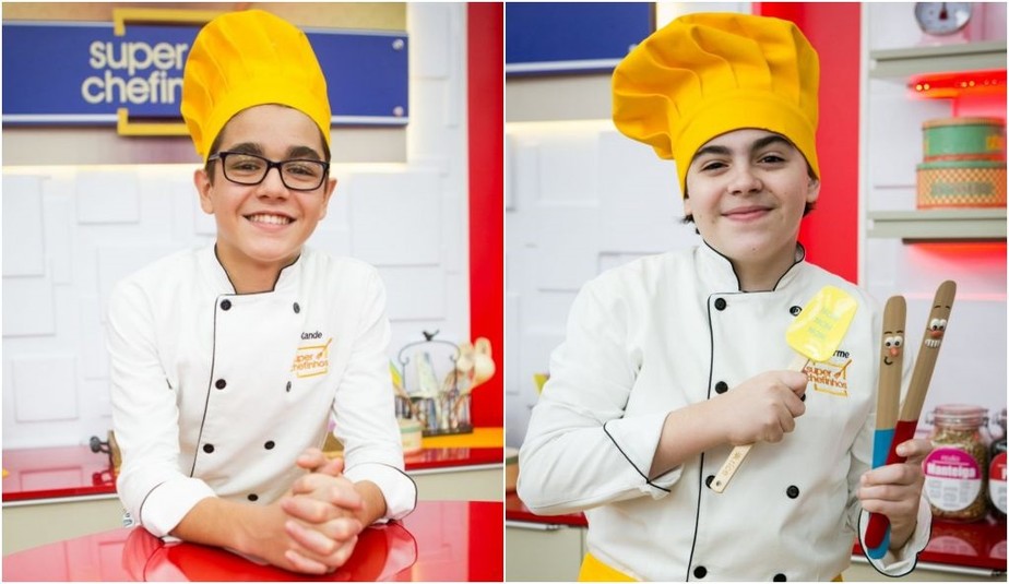 Guilherme Martinez e Xande Valois deixam o Super Chefinhos, do Mais Você (Foto: Divulgação / Globo)