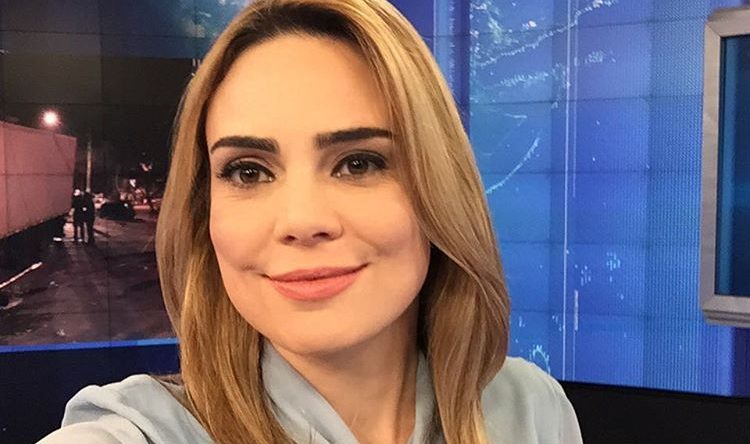 Rachel Sheherazade apresentadora do SBT Brasil