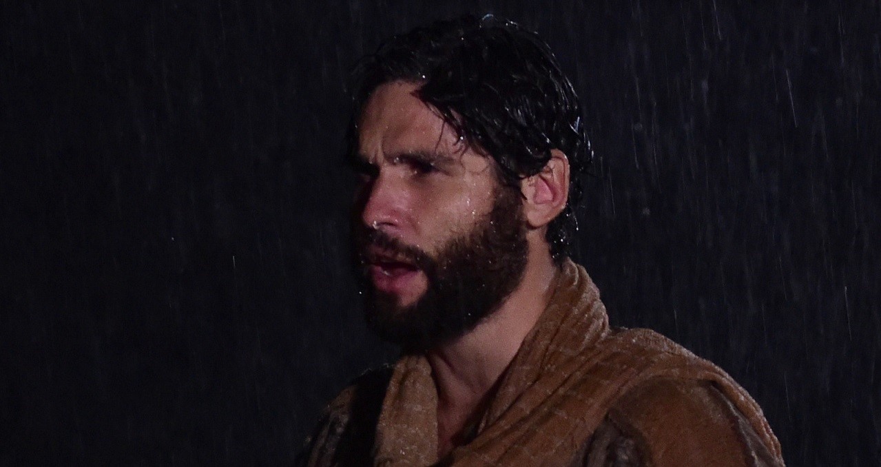 Jesus (Dudu Azevedo) na novela Jesus. Imagem: Divulgação/Record TV
