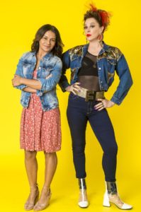 Claudia Raia e Dira Paes em Verão 90