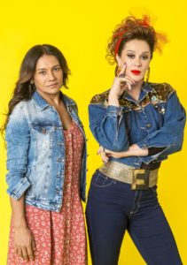 Claudia Raia e Dira Paes em Verão 90