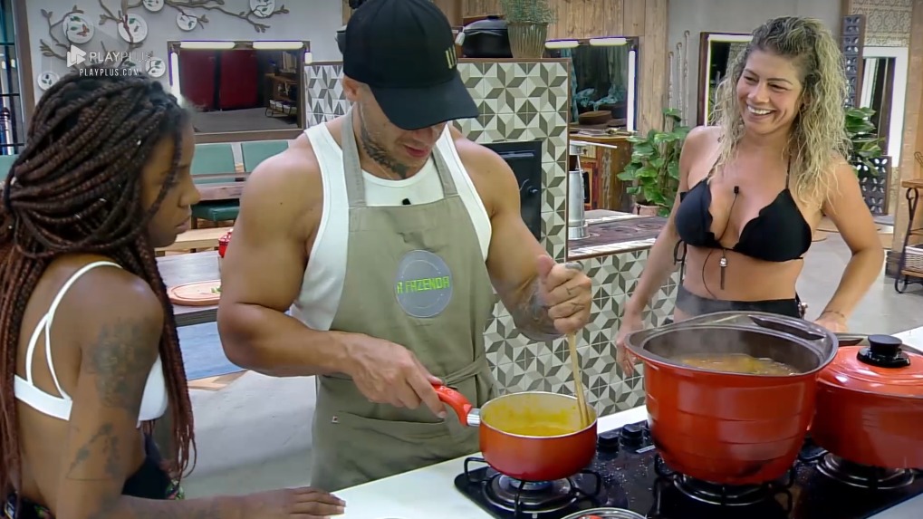 Luane Dias, Léo Stronda e Cátia Paganote