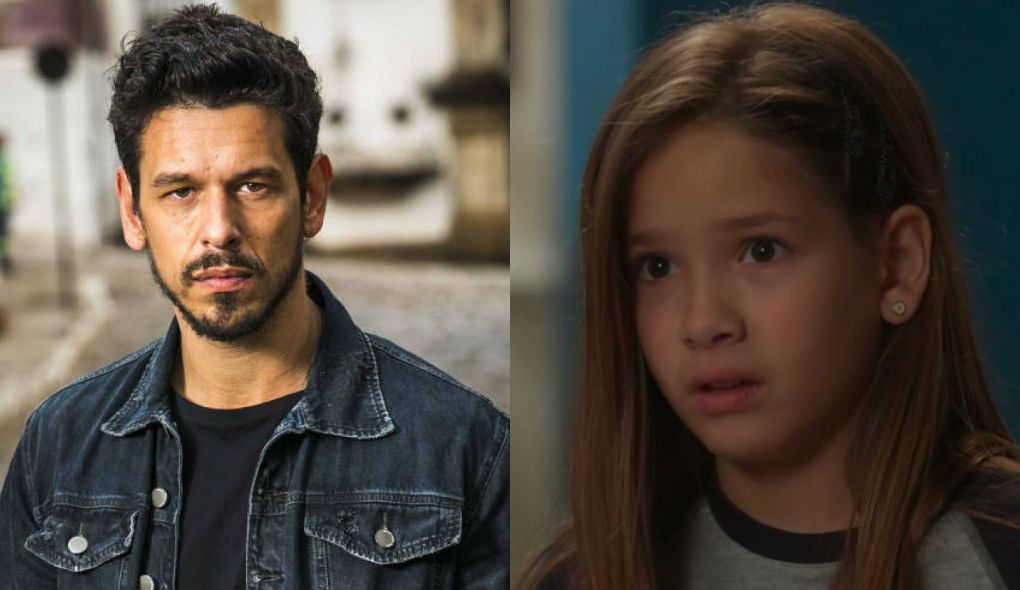Alain (Joao Vicente de Castro) e Priscila (Clara Galinari) de Espelho da Vida