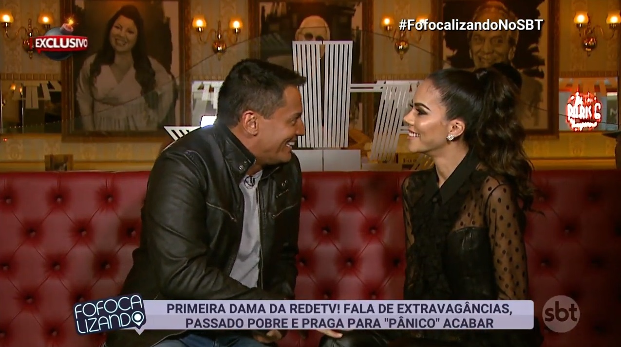 Daniela Albuquerque e Leo Dias no Fofocalizando