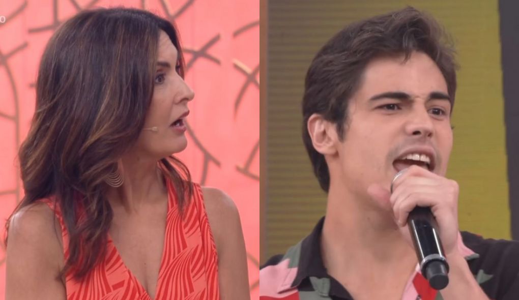 Fatima Bernardes e Danilo Mesquita no Encontro