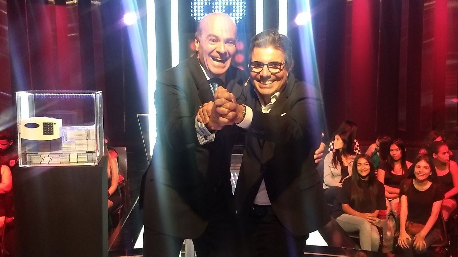João Kléber e Marcelo de Carvalho no Mega Senha