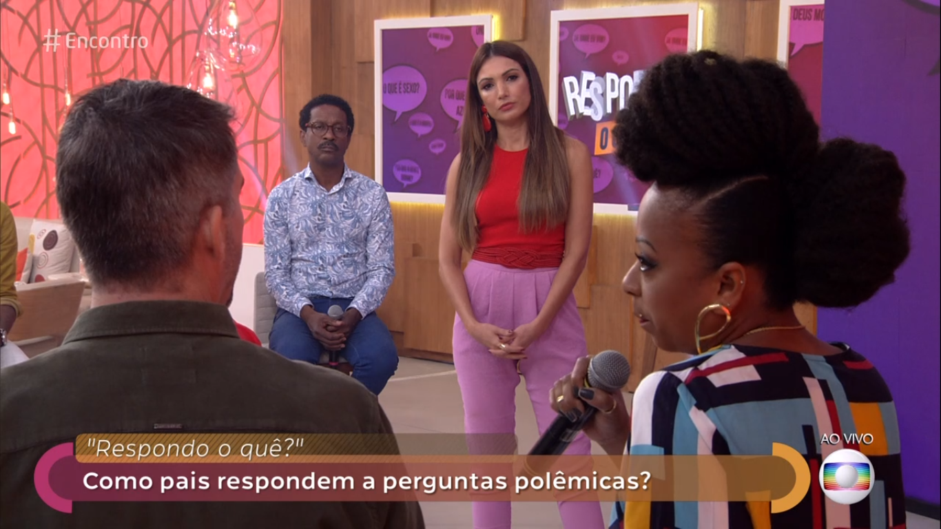 Luis Miranda, Patrícia Poeta e demais participantes do Encontro