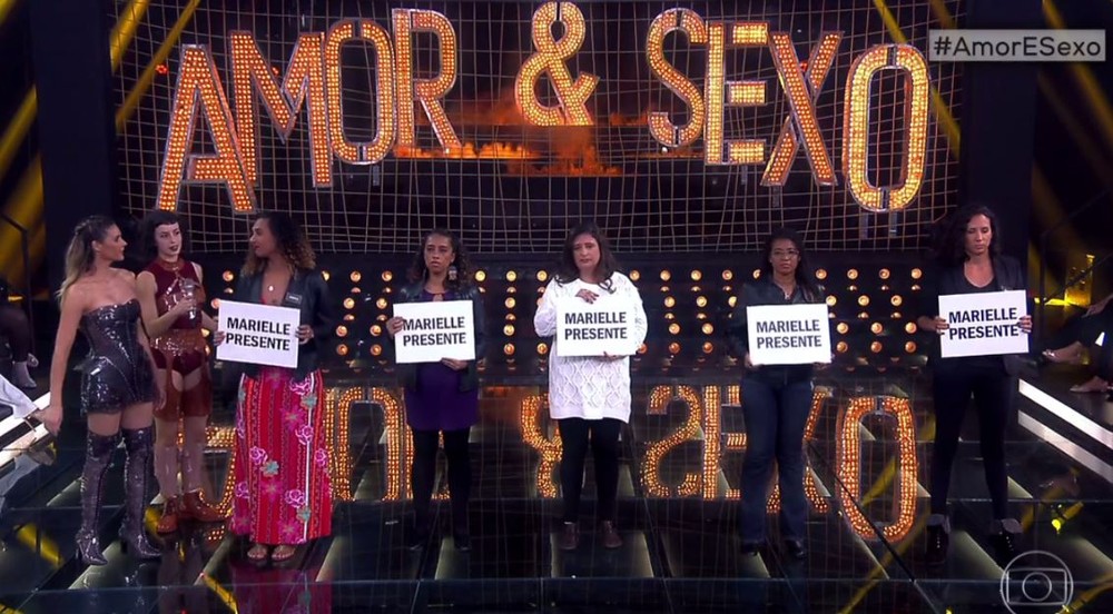 Marielle Franco é homenageada no Amor & Sexo