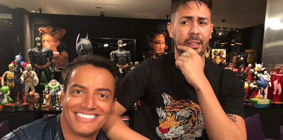 Carlinhos Maia e Leo Dias no Fofocalizando (Reprodução: SBT)