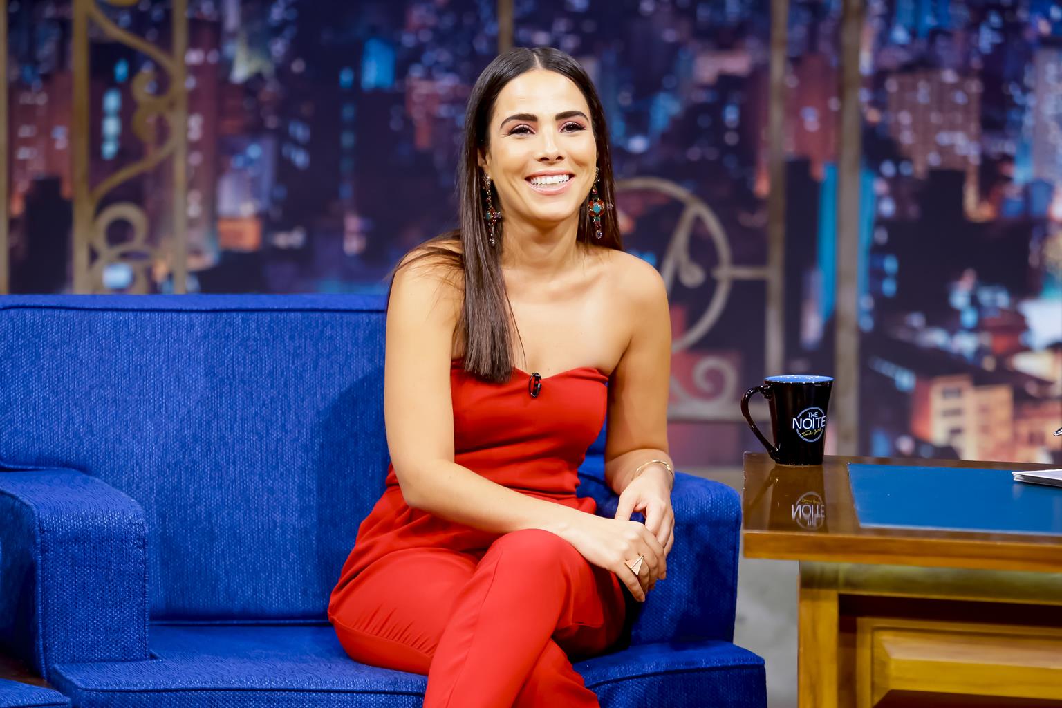 Wanessa Camargo e Danilo Gentili no The Noite