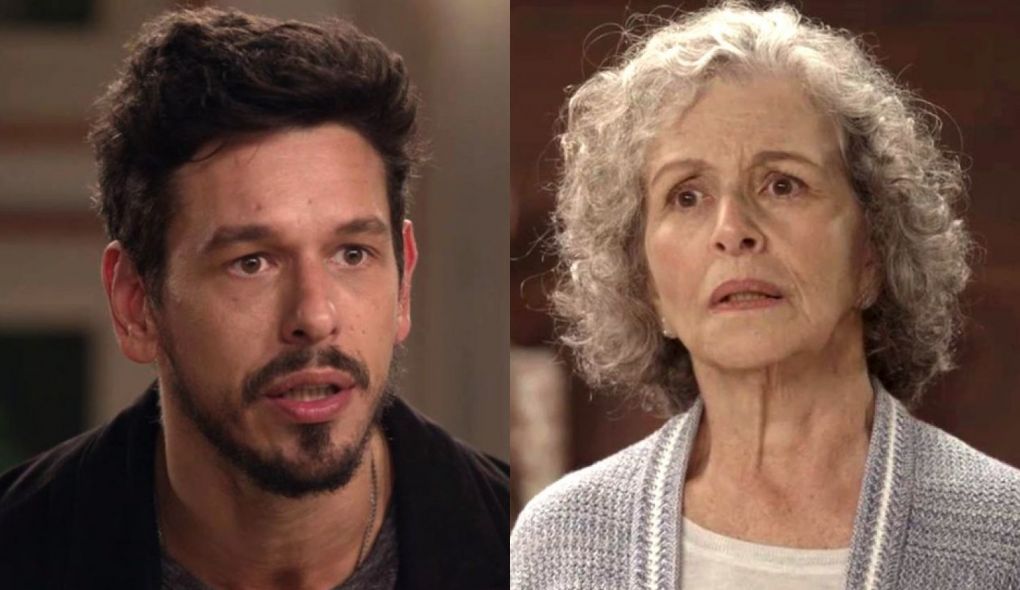 Alain (Joao Vicente de Castro) e Margot (Irene Ravache) de Espelho da Vida