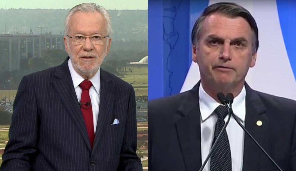 Alexandre Garcia e Jair Bolsonaro