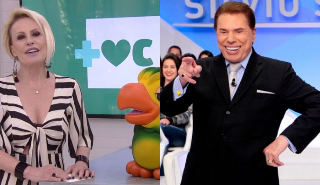 Ana Maria Braga, Louro Jose e Silvio Santos