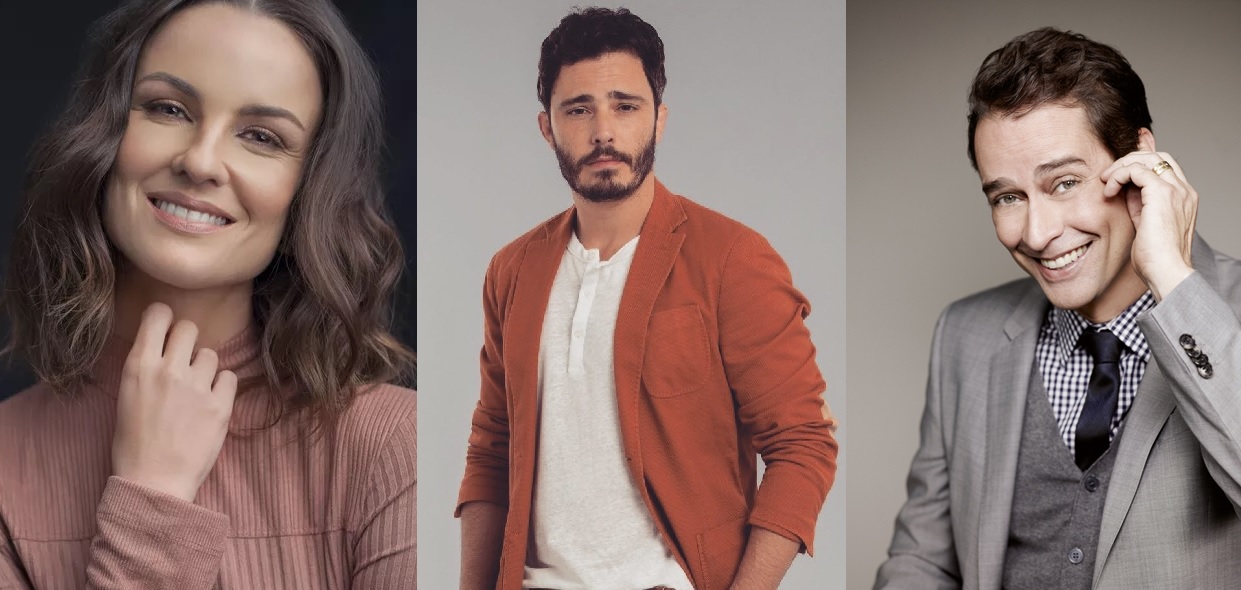 Carolina Kasting, Thiago Rodrigues e Marcello Anthony