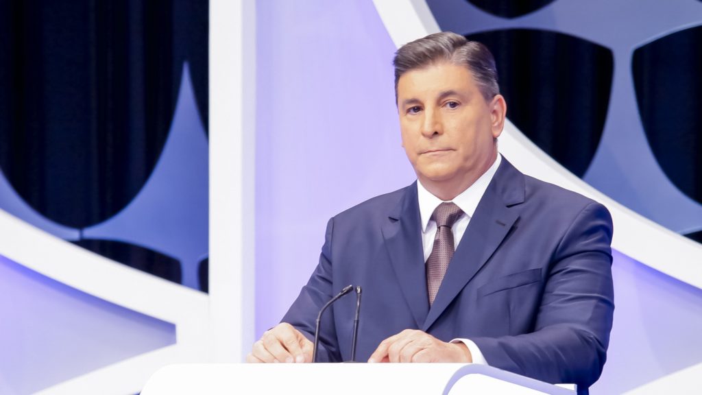 Carlos Nascimento é um dos âncoras do SBT (Divulgação/ SBT)