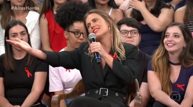 Carolina Dieckmann no Altas Horas, da Globo